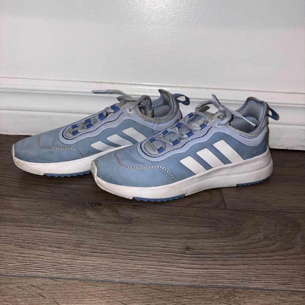 Adidas Fukasa Run Light Blue and White Sneakers
